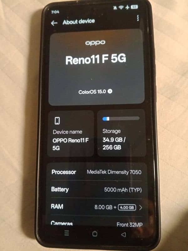 oppo Reno 11 F ,5G 0