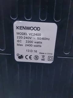 KENWOOD vacuum cleaner for sale