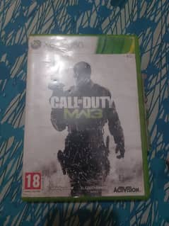 Xbox 360 call of duty MW3