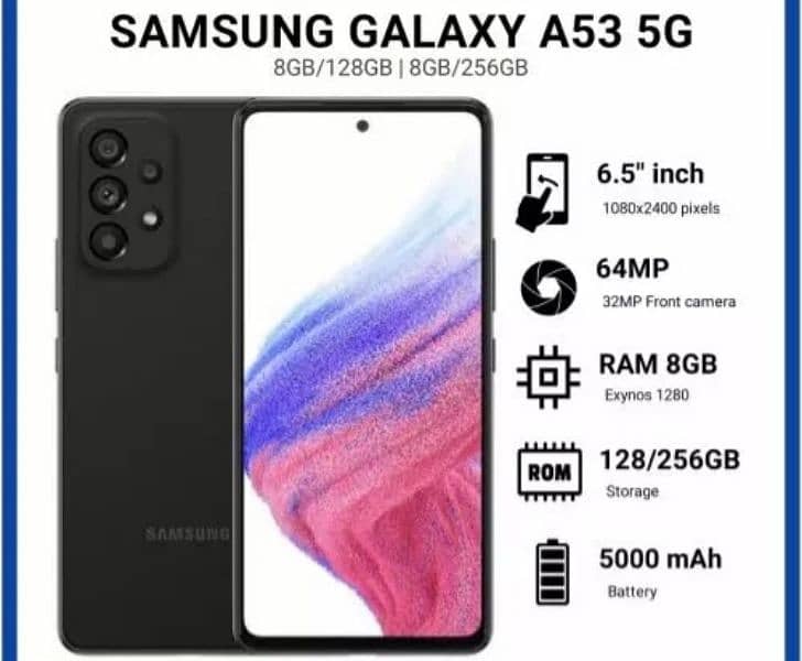 Samsung A53 5G 8/128 for sale 0