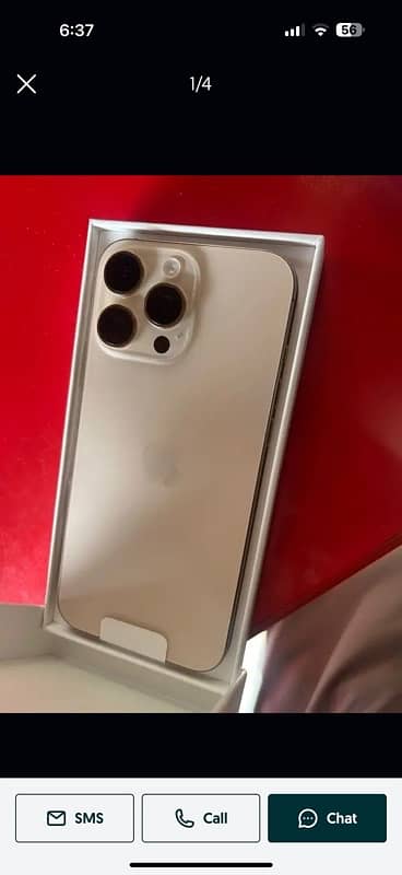 IPhone 16 pro max 256 gb PTA approved 4