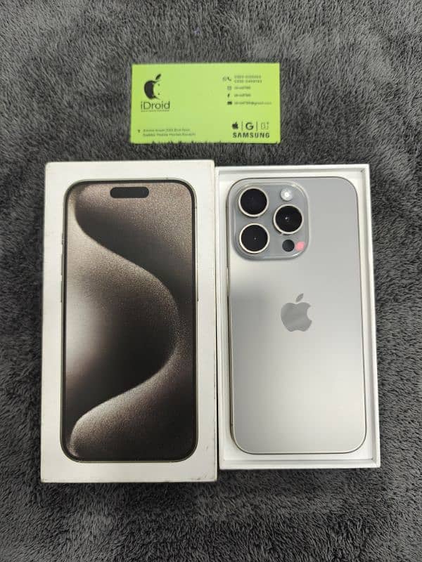 iPhone 15 Pro (PTA Approved) 1