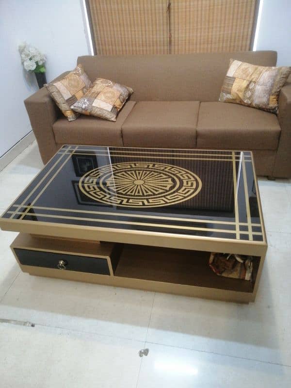 Center Table and 3seater Sofa for Sale 0