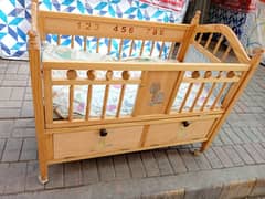 used baby cot with mattress