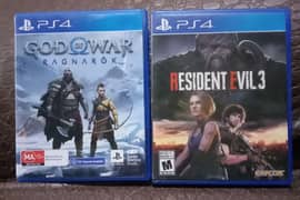 God of War Ragnarok And Resident Evil 3 Ps4