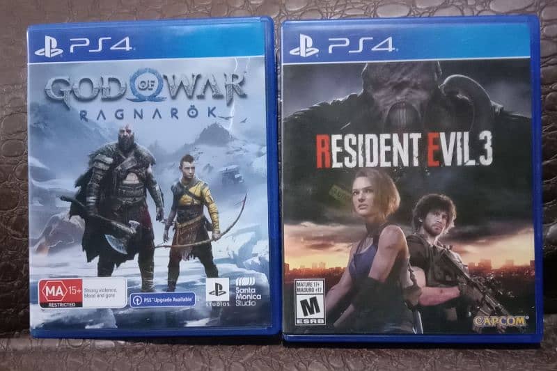 God of War Ragnarok And Resident Evil 3 Ps4 0