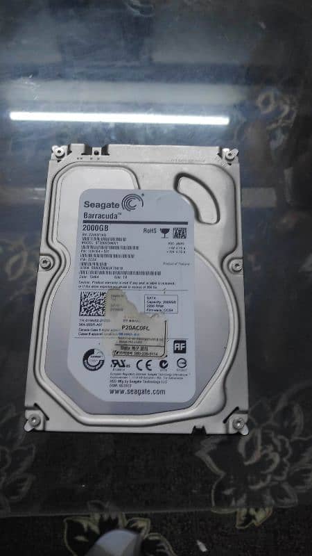 2TB Hard Drive Seagate 64MB Cache SATA 6.0Gb 3.5 Hard Drive 0