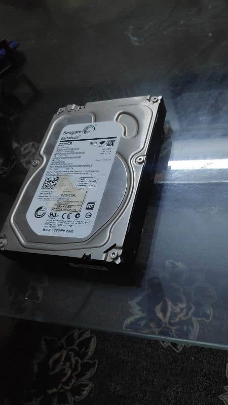 2TB Hard Drive Seagate 64MB Cache SATA 6.0Gb 3.5 Hard Drive 1