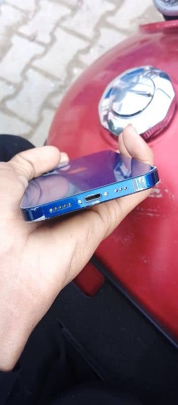 iPhone 12  blue color jv 1