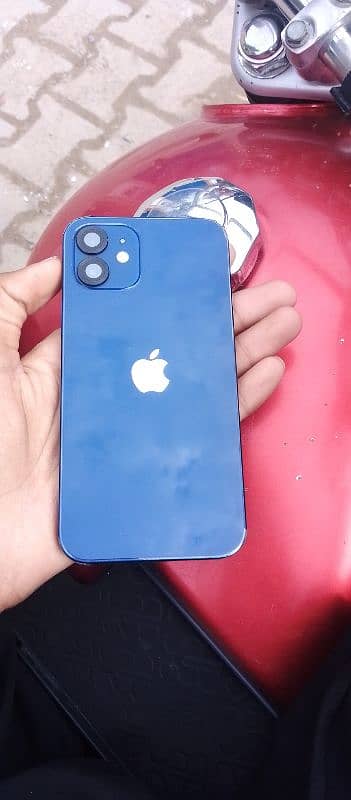 iPhone 12  blue color jv 4