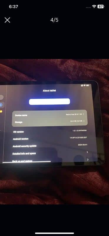 XIAOMI PAD SE 8.7 4G  64 GB 2