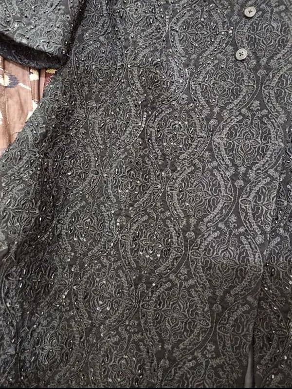 Black Sherwani in 10/10 condition 1