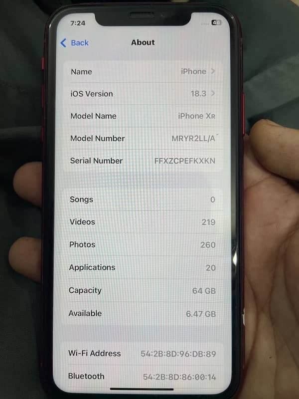 IPhone XR (64GB jv) exchange possible with 11 6