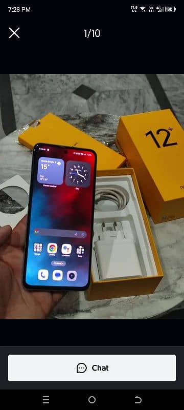 Realme 12+ 5G with complete box 1