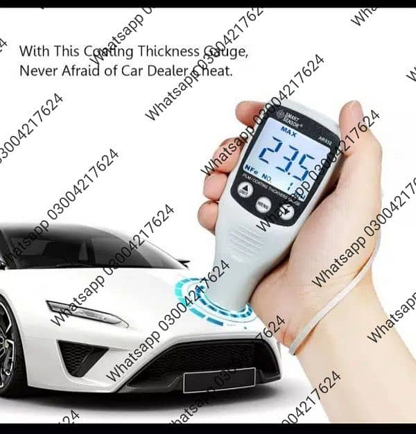 Car Coating Thickness Gauge, Smart Sensor AR932 Digital Coating 7