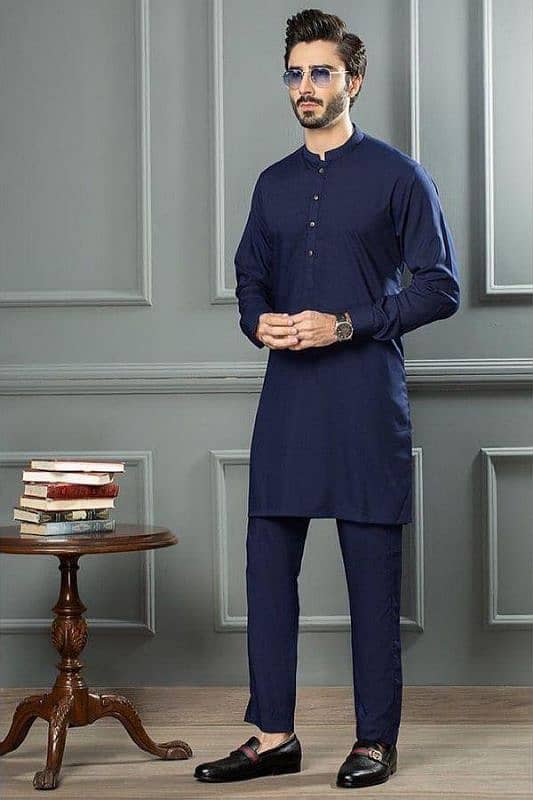 New Men's stiched suit pajama and kameez 0