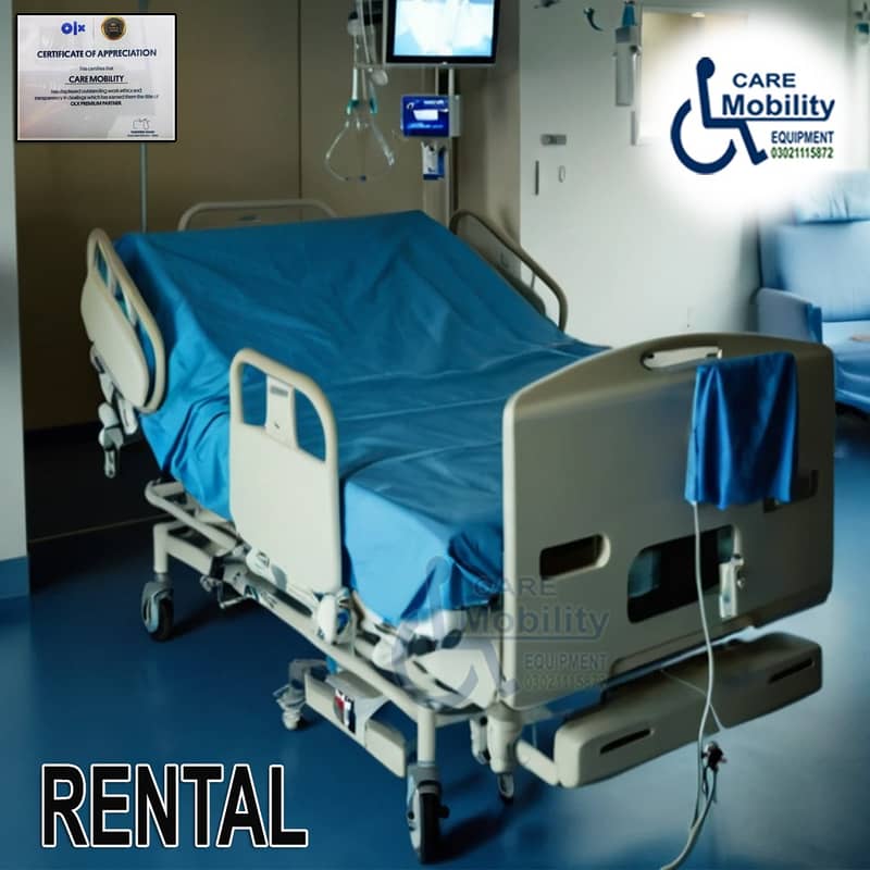 Hospital Bed RENT Electric BED ICU BED Patient bed FOR RENT 16