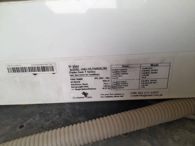 haier AC 2021 end model for sale 2