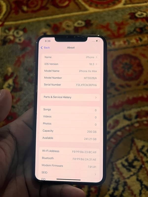 iPhone Xsmax 256 gb 1