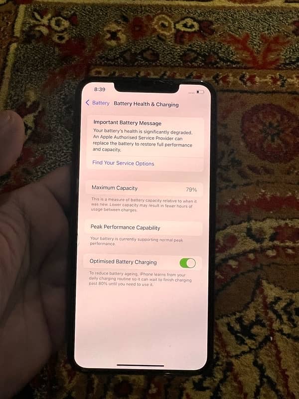 iPhone Xsmax 256 gb 2