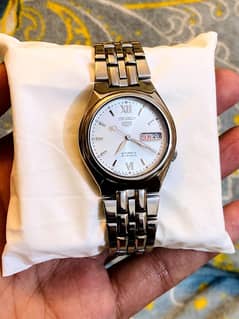 seiko 5 7s26 glass back model automatic watch