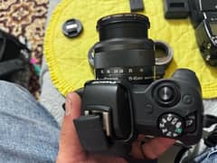 canon M50 mark ii mirrorless with 2 lens flash gun