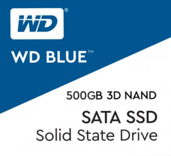 WD BLUE 500 GB 3D NAND SATA SSD SOLID STATE DRIVE 0