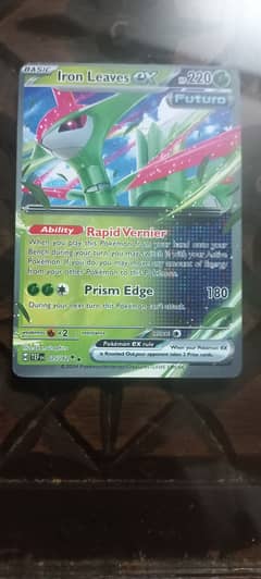 Pokemon card iron leaves