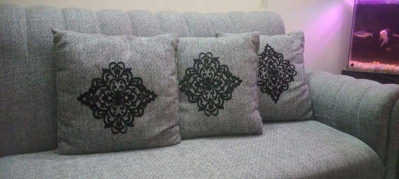 2 sofa 3 + 3 with 6 cushions contact on 03264826881 0