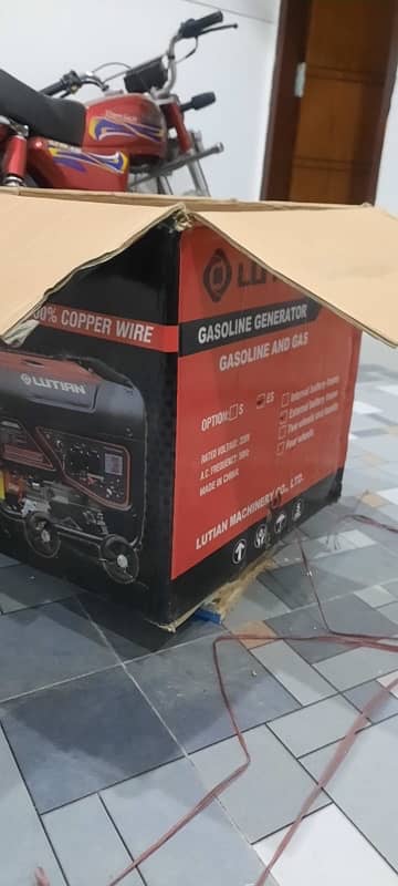 LUTIAN Generator - 3.5Kva  (2800 Watt) - Self Start - with petrol 10