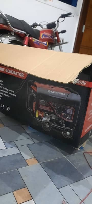 LUTIAN Generator - 3.5Kva  (2800 Watt) - Self Start - with petrol 11