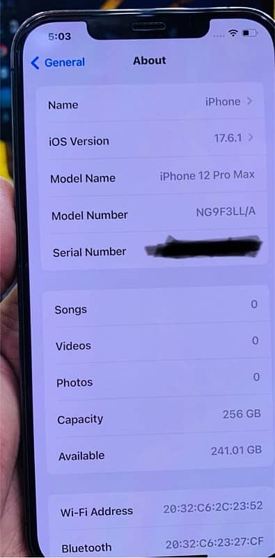 iPhone 12 Pro max 256gb factor lock 4