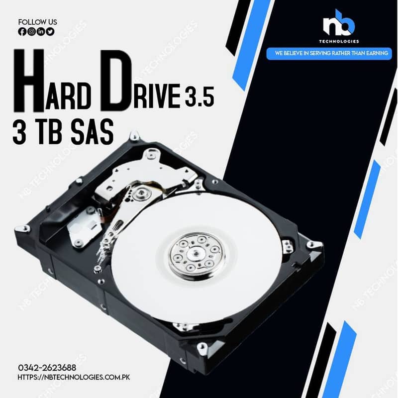 Hard drive 3tb sas (server hard drive) 0