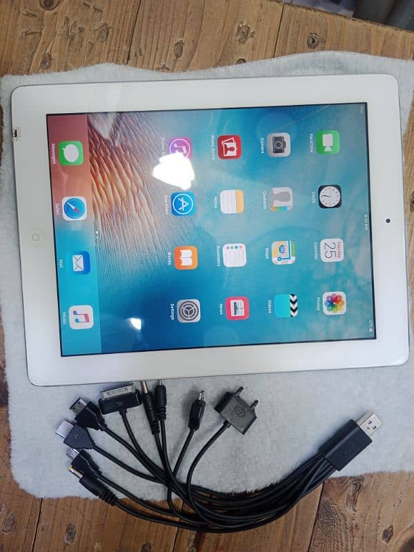 i pad 16 GB good bettary malti cabil 1 week use All ok 0