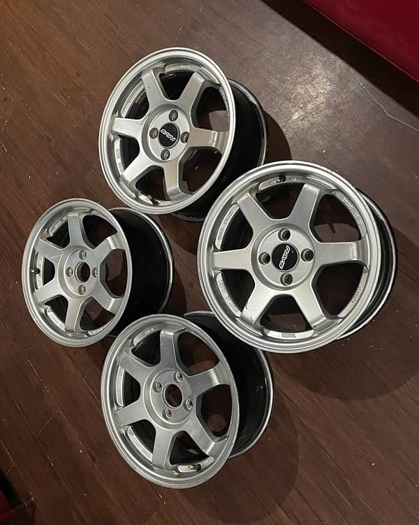 Rays 15 Inch Alloy Rims Branded Wheels Set 4 Pcs 0