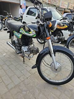 honda cd 70 2023 karachi number first owner