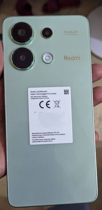 Redmi Note 13, 8 gb ram 256 rom with 7 Months warranty 0