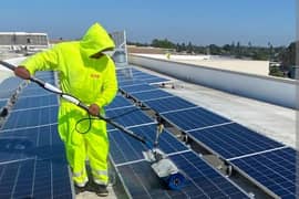 solar panel cleaning