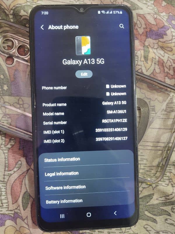 Samsung A13 5G 10 bay 10 New set UK say Aya ha 03462555805 3