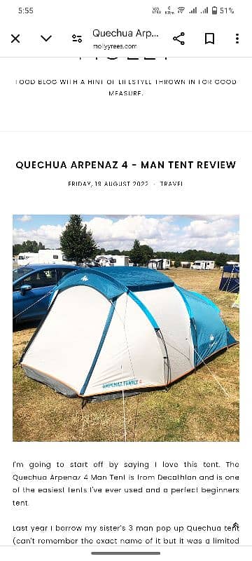 Quechua Arpenaz Family 4 camping tent 0