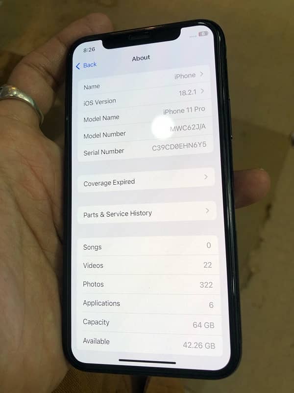 iphone 11 pro 64Gb factry unlocked water packed 5