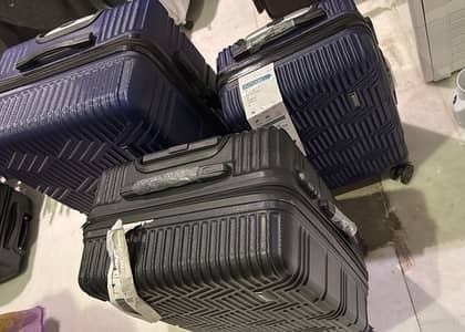 6 hard suitcases . 2   sets of 3pcs each. use wedding gifts