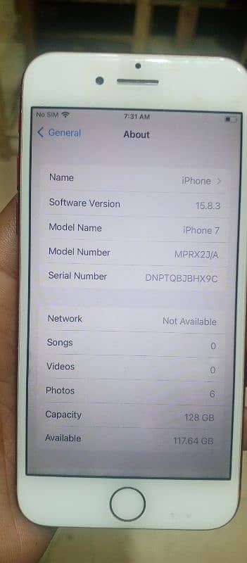 iphone 7 128gb PTA approved 0