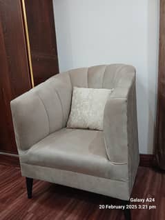 Single Chair/coffee chair/Bedroom Chair/Poshish Chairs