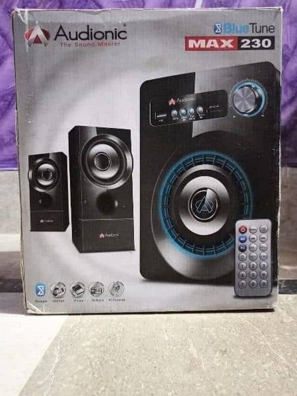 Audionic Max 230 Blue Tooth Speaker Box Packed 0