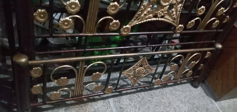 Rought Iron/ steel bed 6