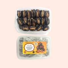 Premium Muzafati Almond Dates | A+ Grade Super Quality Badam Khajoor