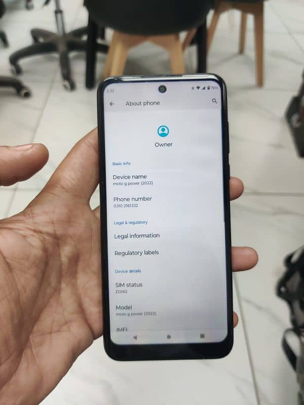Exchange & sale Motorola g power(2022)4gb 64gb Pta approved Android 12 2