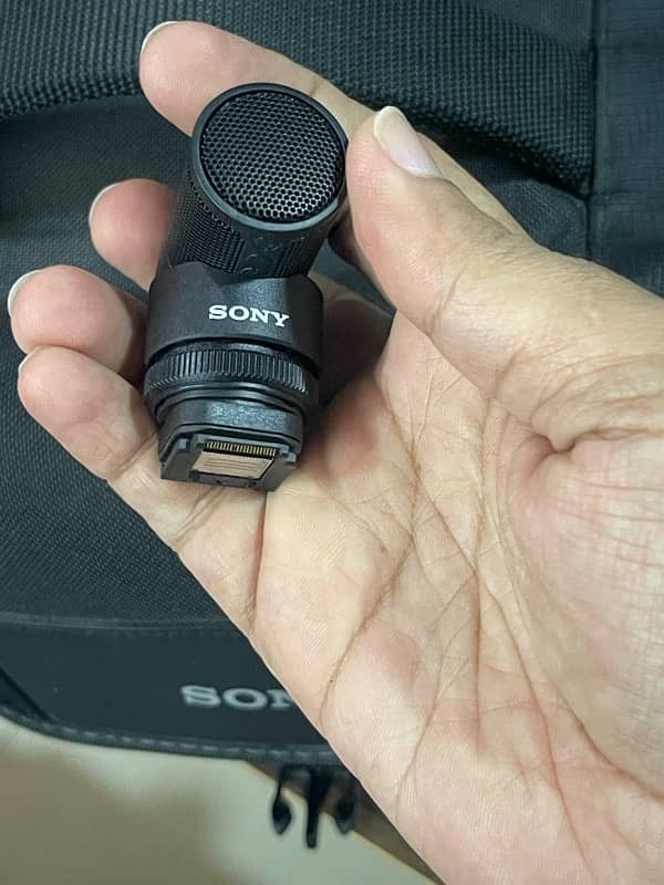 Sony zv e10 with Sony mic and wireless shooting grip tripod 7