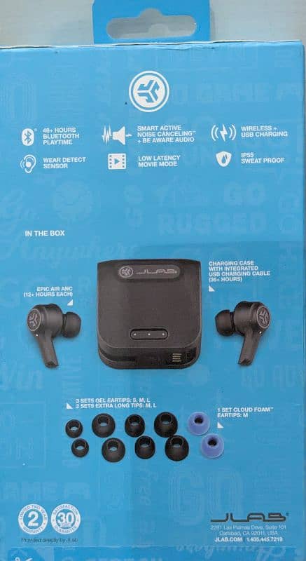 JLAB  Epic Air ANC True Wireless Buds Second Gen 9